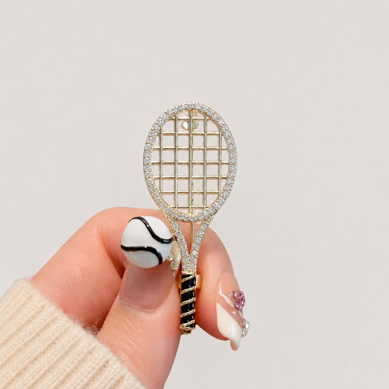 Riviera Tennis Brooch