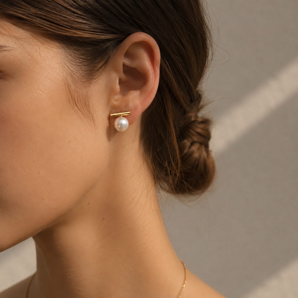 Lumière Pearl Royal Earrings