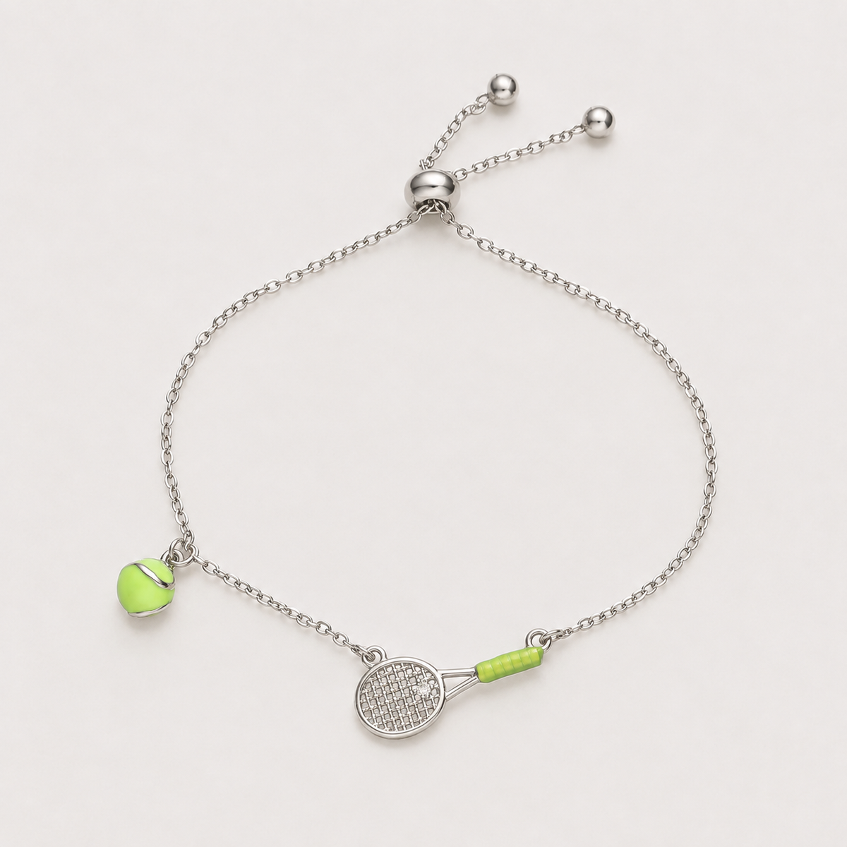 Silver Rally Tennis Bracelet