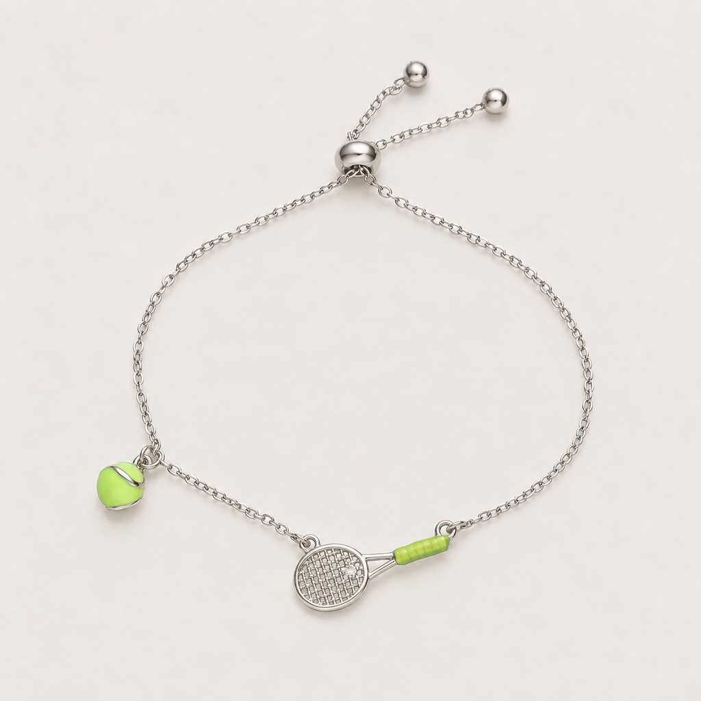 Golden Rally Tennis Bracelet