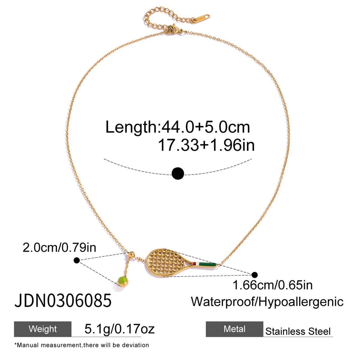 Ace Royale Tennis Necklace