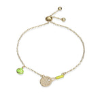 Golden Rally Tennis Bracelet